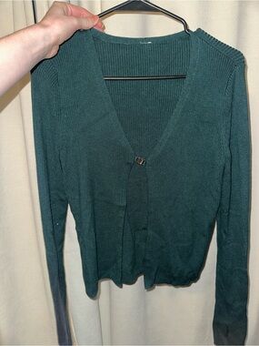 Alo Yoga Salana Clasp Sweater Winter Ivy Size Small